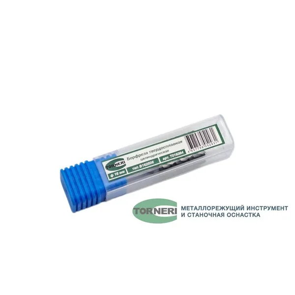 Борфреза твердосплавная тип В162506 (цилиндрическая), 16.0 мм, хвостовик 6 мм, торцевой зуб, двойная насечка t018384  (Фото 5)