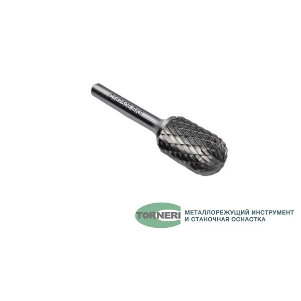 Борфрезы t018390 Борфреза твердосплавная тип C162506 (сфероцилиндрическая), 16.0 мм, хвостовик 6 мм, двойная насечка