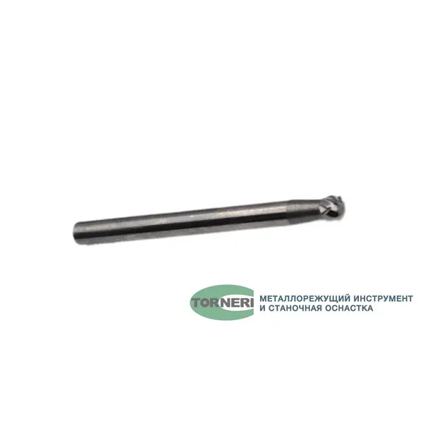 Борфрезы t018391 Борфреза твердосплавная тип D030203 (сферическая), 3.0 мм, хвостовик 3 мм, двойная насечка