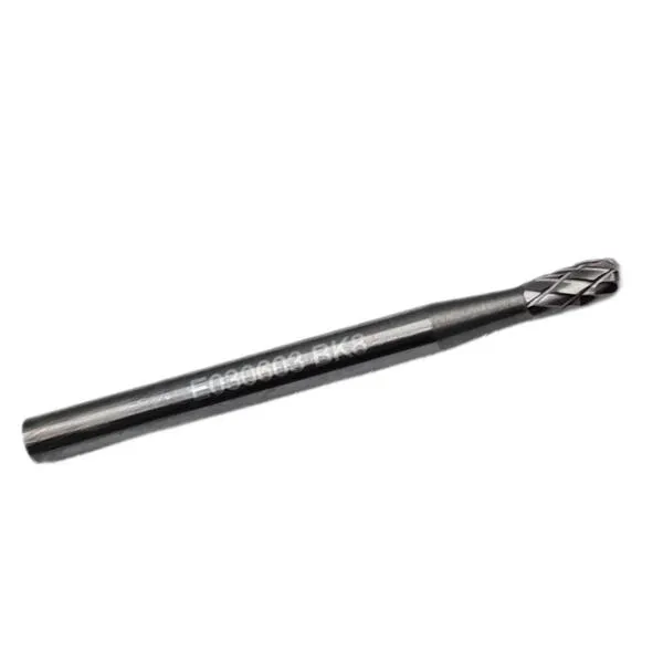 Борфреза твердосплавная тип E030603 (овальная), 3.0 мм, хвостовик 3 мм, двойная насечка t018397  (Фото 2)