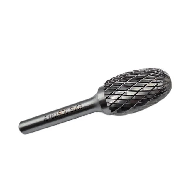 Борфреза твердосплавная тип E162506 (овальная), 16.0 мм, хвостовик 6 мм, двойная насечка t018402  (Фото 3)