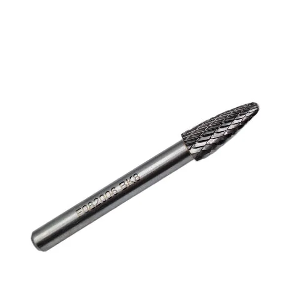 Борфреза твердосплавная тип F082006 (сфероконическая), 8.0 мм, хвостовик 6 мм, двойная насечка t018405  (Фото 4)