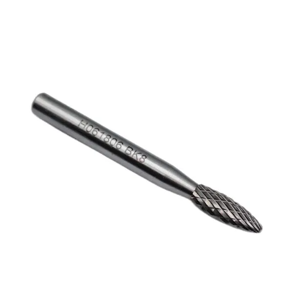 Борфреза твердосплавная тип Н061806 (пламевидная), 6.0 мм, хвостовик 6 мм, двойная насечка t018416  (Фото 2)