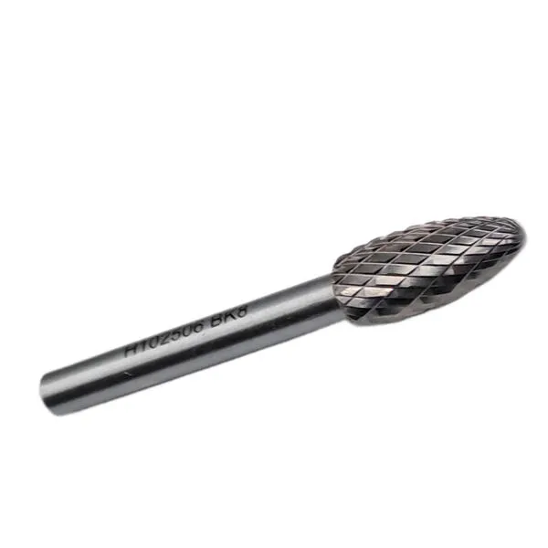 Борфреза твердосплавная тип Н102506 (пламевидная), 10.0 мм, хвостовик 6 мм, двойная насечка t018418  (Фото 3)