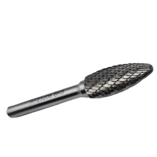 Борфреза твердосплавная тип Н123206 (пламевидная), 12.0 мм, хвостовик 6 мм, двойная насечка t018419  (Фото 2)