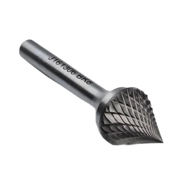 Борфреза твердосплавная тип J161306 (коническая), 16.0 мм, хвостовик 6 мм, двойная насечка t018426  (Фото 5)
