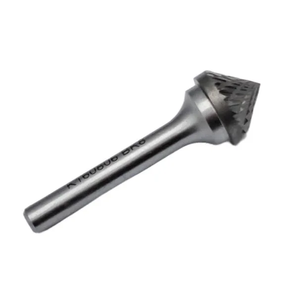 Борфреза твердосплавная тип K160806 (коническая), 16.0 мм, хвостовик 6 мм, двойная насечка t018432  (Фото 2)