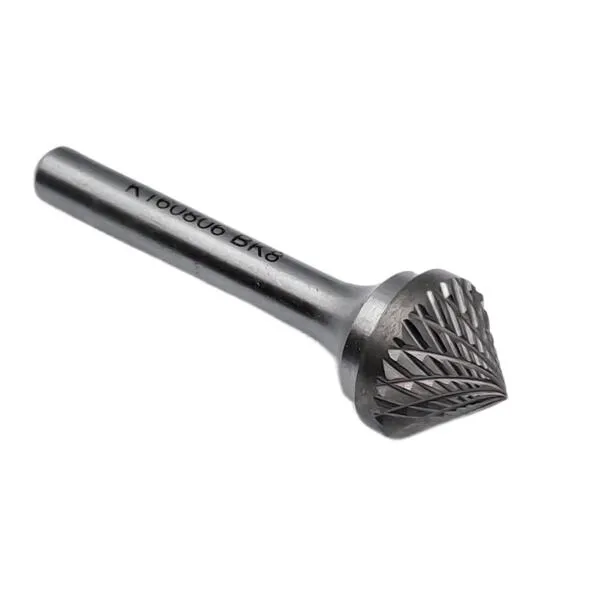 Борфреза твердосплавная тип K160806 (коническая), 16.0 мм, хвостовик 6 мм, двойная насечка t018432  (Фото 3)