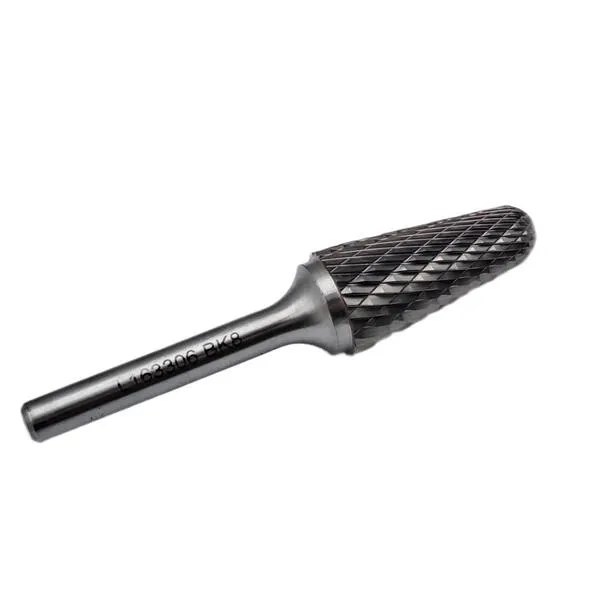 Борфреза твердосплавная тип L163306 (коническая с закругленным концом), 16.0 мм, хвостовик 6 мм, двойная насечка t018438  (Фото 3)