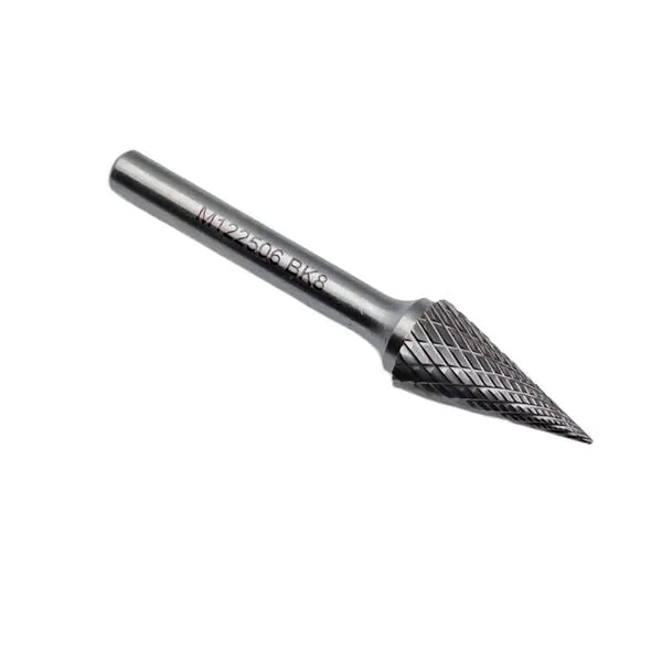 Борфреза твердосплавная тип M122506 (коническая с заостренным концом), 12.0 мм, хвостовик 6 мм, двойная насечка t018444  (Фото 4)