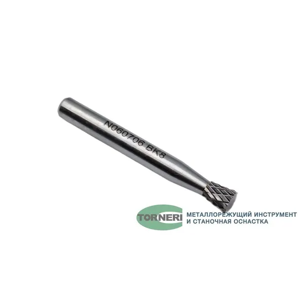 Борфреза твердосплавная тип N060706 (обратный конус), 6.0 мм, хвостовик 6 мм, двойная насечка t018447  (Фото 4)