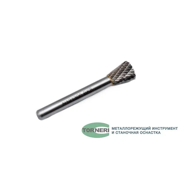 Борфреза твердосплавная тип N121306 (обратный конус), 12.0 мм, хвостовик 6 мм, двойная насечка t018450  (Фото 3)