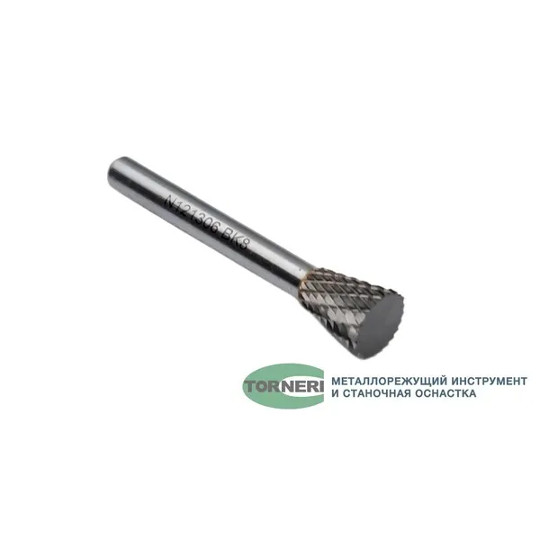 Борфреза твердосплавная тип N121306 (обратный конус), 12.0 мм, хвостовик 6 мм, двойная насечка t018450  (Фото 2)