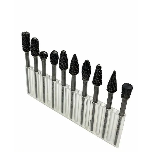 Набор борфрез из 10 шт. ф 6.0 мм, хвостовик 3 мм, перекрестная насечка t023758  (Фото 4)