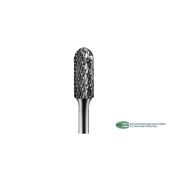 Борфрезы t024757 Борфреза твердосплавная тип C122506 (сфероцилиндрическая), 12.0 мм, хвостовик 6 мм, одинарная насечка