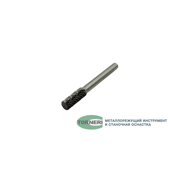 Борфреза твердосплавная тип A082006 (цилиндрическая), 8.0 мм, хв. 6 мм, двойная насечка t025341  (Фото 3)
