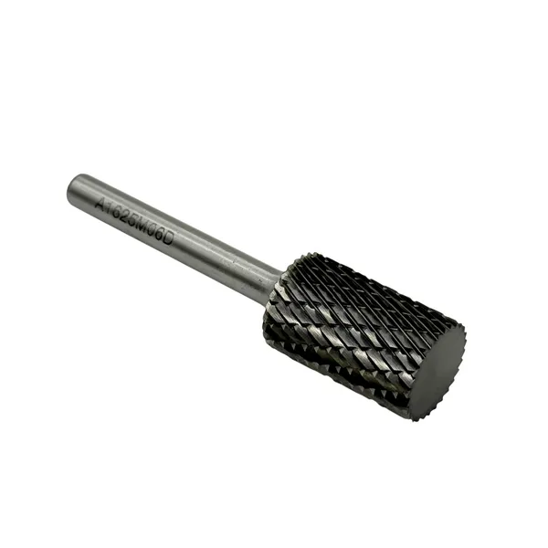 Борфрезы t025345 Борфреза твердосплавная тип A162506 (цилиндрическая), 16.0 мм, хв. 6 мм, двойная насечка