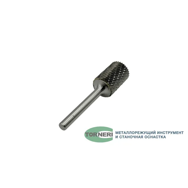 Борфреза твердосплавная тип A182506 (цилиндрическая), 18.0 мм, хв. 6 мм, двойная насечка t025346  (Фото 2)