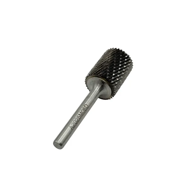 Борфреза твердосплавная тип A202506 (цилиндрическая), 20.0 мм, хв. 6 мм, двойная насечка t025347  (Фото 4)