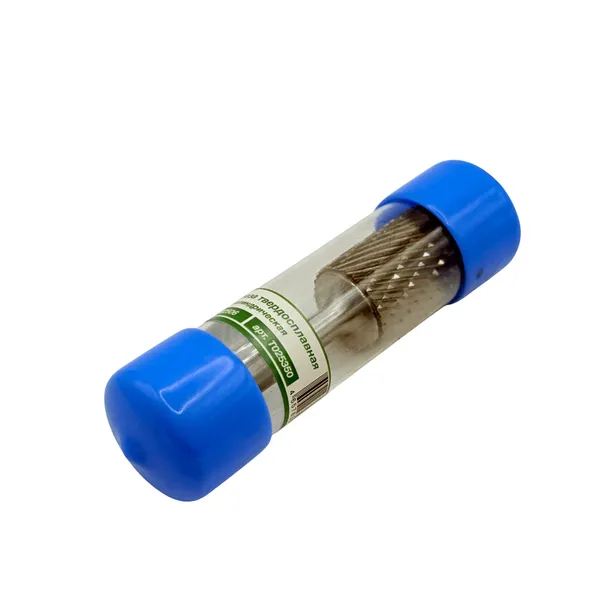 Борфреза твердосплавная тип В182506 (цилиндрическая), 18.0 мм, хвостовик 6 мм, торцевой зуб, двойная насечка t025350  (Фото 2)