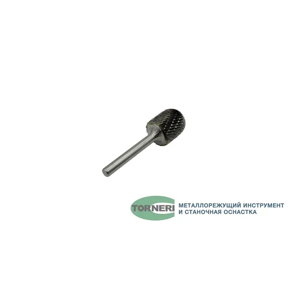Борфрезы t025356 Борфреза твердосплавная тип C202506 (сфероцилиндрическая), 20.0 мм, хвостовик 6 мм, двойная насечка
