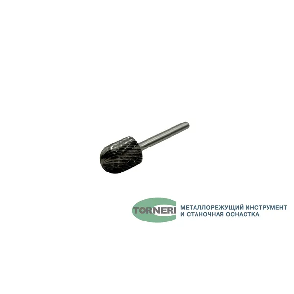 Борфреза твердосплавная тип C202506 (сфероцилиндрическая), 20.0 мм, хвостовик 6 мм, двойная насечка t025356  (Фото 2)