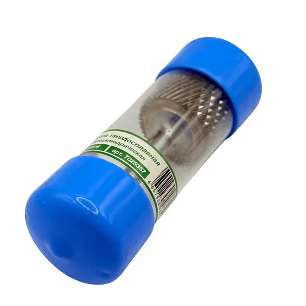 Борфрезы t025357 Борфреза твердосплавная тип C252506 (сфероцилиндрическая), 25.0 мм, хвостовик 6 мм, двойная насечка