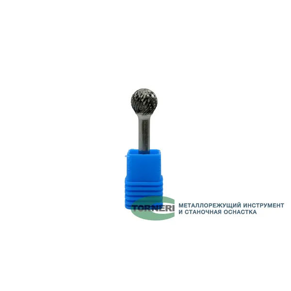 Борфреза твердосплавная тип D141206 (сферическая), 14.0 мм, хвостовик 6 мм, одинарная насечка t025358  (Фото 2)
