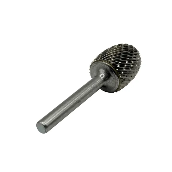 Борфреза твердосплавная тип E202506 (овальная), 20.0 мм, хвостовик 6 мм, двойная насечка t025362  (Фото 2)