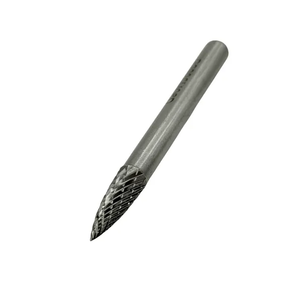 Борфреза твердосплавная тип G062006 (сфероконическая с заостренным концом), 6.0 мм, хвостовик 6 мм, двойная насечка t025367  (Фото 2)