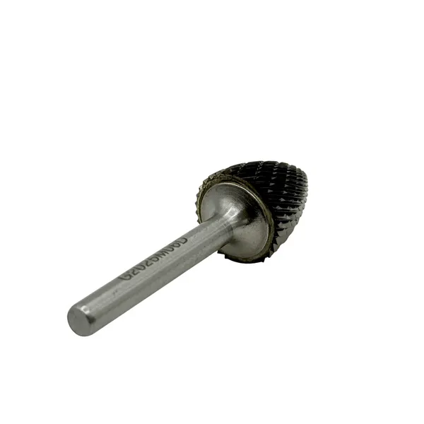 Борфрезы t025370 Борфреза твердосплавная тип G202506 (сфероконическая с заостренным концом), 20.0 мм, хвостовик 6 мм, двойная насечка