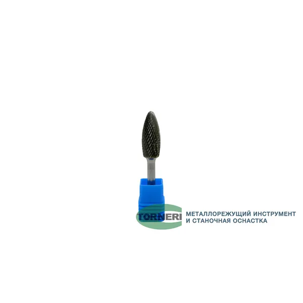 Борфрезы t025371 Борфреза твердосплавная тип Н143206 (пламевидная), 14.0 мм, хвостовик 6 мм, двойная насечка