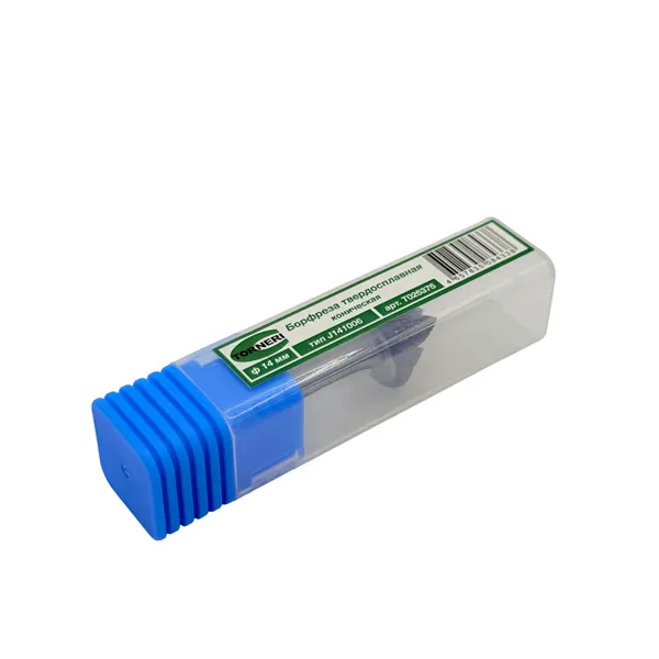 Борфреза твердосплавная тип J141006 (коническая), 14.0 мм, хвостовик 6 мм, двойная насечка t025375  (Фото 2)