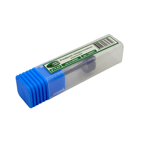 Борфреза твердосплавная тип K140606 (коническая), 14.0 мм, хвостовик 6 мм, двойная насечка t025377  (Фото 4)