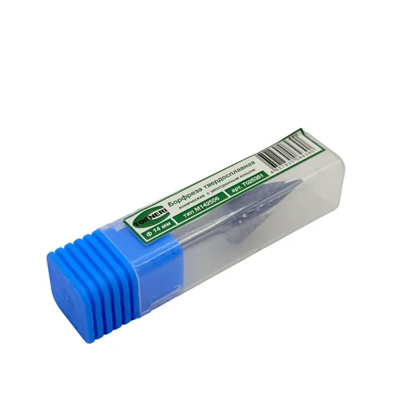 Борфреза твердосплавная тип M142506 (коническая с заостренным концом), 14.0 мм, хвостовик 6 мм, двойная насечка t025381  (Фото 3)