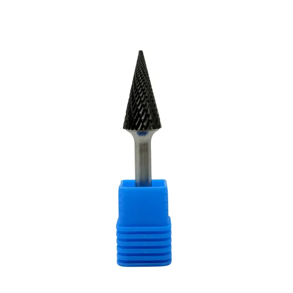 Борфреза твердосплавная тип M142506 (коническая с заостренным концом), 14.0 мм, хвостовик 6 мм, двойная насечка t025381  (Фото 2)