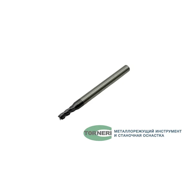 Фреза концевая твердосплавная ц/х ф 3.0х8х50 мм z=4, хвостовик 4 мм, с покрытием AlTiN, HRC 45 t018551  (Фото 3)