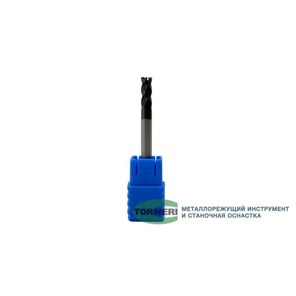 Фреза концевая твердосплавная ц/х ф 4.0х10х50 мм z=4, с покрытием AlTiN, HRC 45 t018552  (Фото 2)