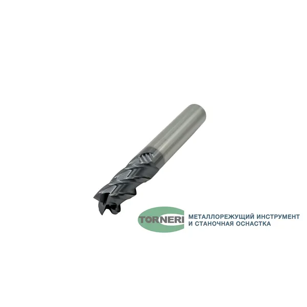Фреза концевая твердосплавная ц/х ф 10х25х75 мм z=4, с покрытием AlTiN, HRC 45 t018556  (Фото 2)