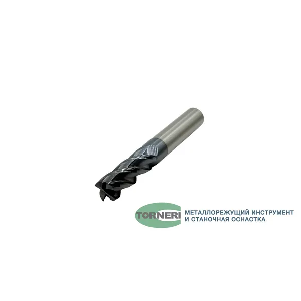 Фрезы твердосплавные t018558 Фреза концевая твердосплавная ц/х ф 14х40х100 мм z=4, с покрытием AlTiN, HRC 45