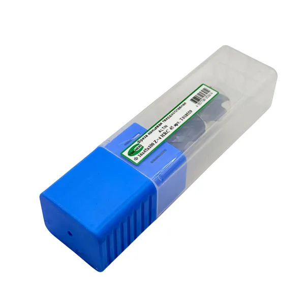 Фреза концевая твердосплавная ц/х ф 16х45х100 мм z=4, с покрытием AlTiN, HRC 45 t018559  (Фото 2)