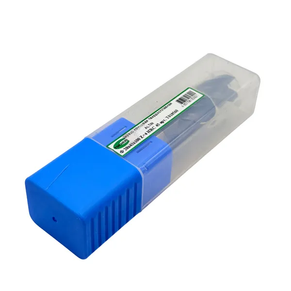 Фреза концевая твердосплавная ц/х ф 20х45х100 мм z=4, с покрытием AlTiN, HRC 45 t018560  (Фото 3)