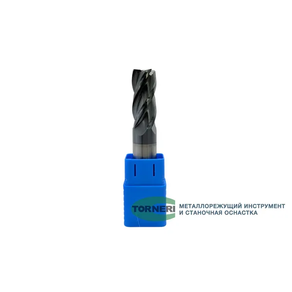 Фрезы твердосплавные t018560 Фреза концевая твердосплавная ц/х ф 20х45х100 мм z=4, с покрытием AlTiN, HRC 45