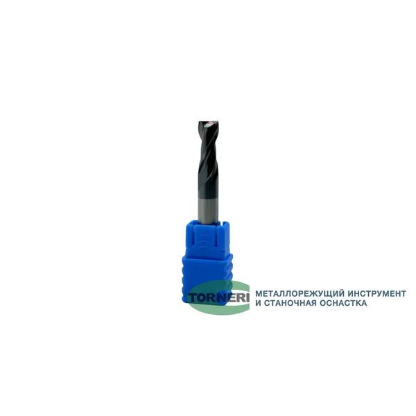 Фрезы твердосплавные t018562 Фреза шпоночная твердосплавная ц/х ф 6.0х15х50 мм с покрытием AlTiN