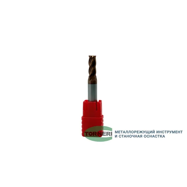 Фрезы твердосплавные t018567 Фреза концевая твердосплавная ц/х ф 5.0х13х50 мм z=4, с покрытием TiXCo, HRC 55