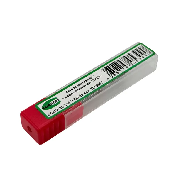 Фреза концевая твердосплавная ц/х ф 5.0х13х50 мм z=4, с покрытием TiXCo, HRC 55 t018567  (Фото 3)