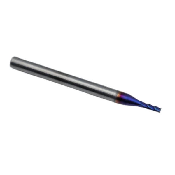 Фреза концевая твердосплавная ц/х ф 2.0х6х50 мм z=4, хвостовик 4 мм, с покрытием nACo-blue, HRC 65 t018572  (Фото 4)