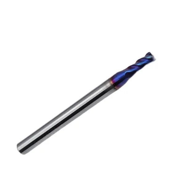 Фреза концевая твердосплавная ц/х ф 3.0х8х50 мм z=4, хвостовик 4 мм, с покрытием nACo-blue, HRC 65 t018573  (Фото 3)