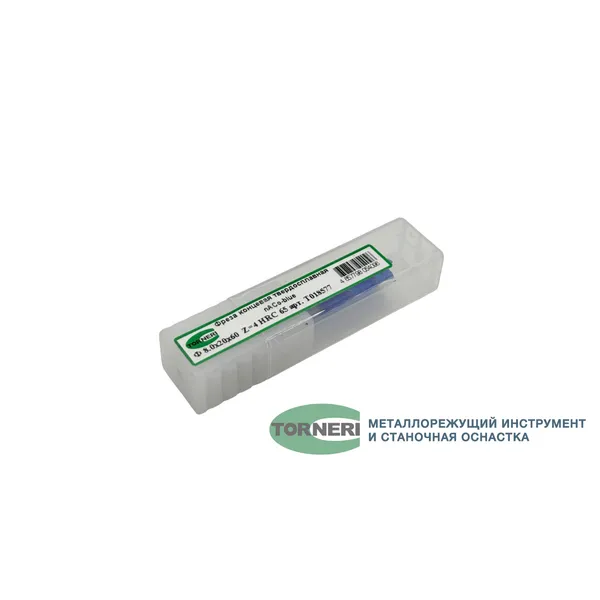 Фреза концевая твердосплавная ц/х ф 8.0х20х60 мм z=4, с покрытием nACo-blue, HRC 65 t018577  (Фото 3)