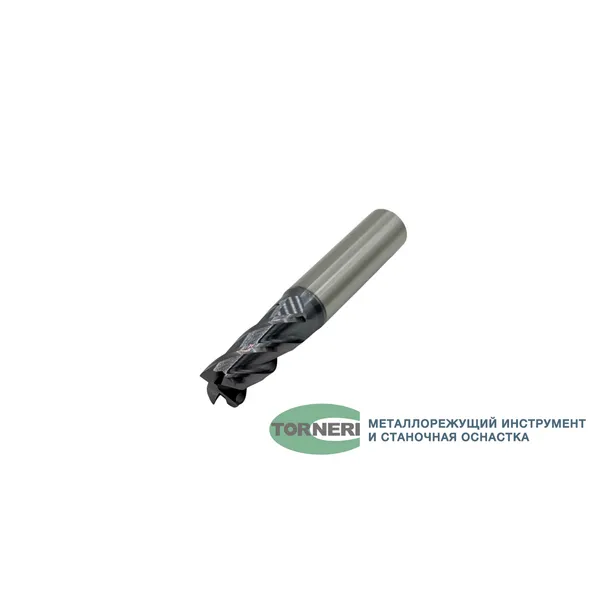 Фрезы твердосплавные t020736 Фреза концевая твердосплавная ц/х ф 11х30х75 мм z=4, с покрытием AlTiN, HRC 45
